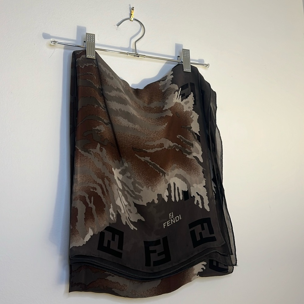 Fendi silk scarf